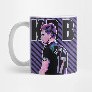 Kevin De Bruyne In Wpap Pop Art Style Mug